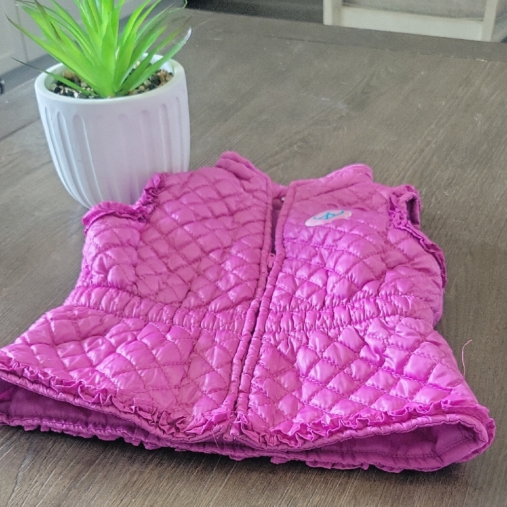 Pink Quilted Kids Vest